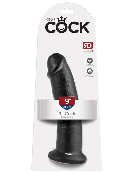 PIPEDREAM PRODUCTS KING COCK 9" BLACK