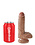 PIPEDREAM PRODUCTS KING COCK, W/BALLS 7",TAN