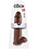 PIPEDREAM PRODUCTS KING COCK 12" COCK WITH BALLS, Brown