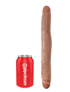 PIPEDREAM PRODUCTS KING COCK 12" SLIM DOUBLE TAN