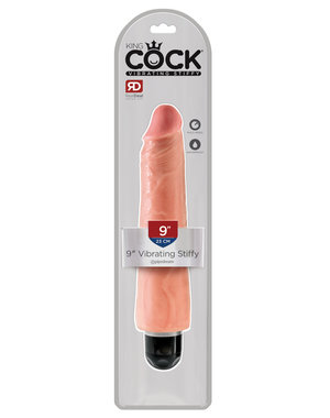 PIPEDREAM PRODUCTS KING COCK VIBRATING STIFFY 9" FLESH