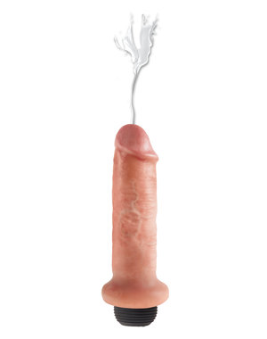 PIPEDREAM PRODUCTS KING COCK SQUIRTIN 6" FLESH