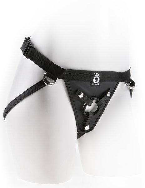 PIPEDREAM PRODUCTS HARNESS, KING COCK FIT RITE,BLK