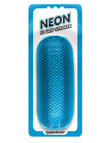 PIPEDREAM PRODUCTS NEON EZ GRIP STROKER BLUE