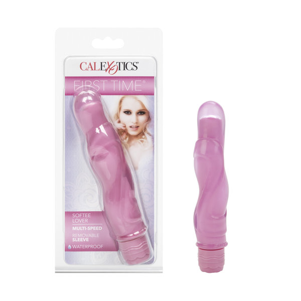 CalExotics FIRST TIME SOFTEE LOVER VIBRATOR 5" PINK