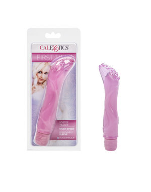 CalExotics FIRST TIME SOFTEE TEASER VIBRATOR 5.25" PINK