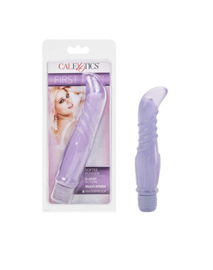 CalExotics FIRST TIME SOFTEE PLEASER 5.25" PURPLE