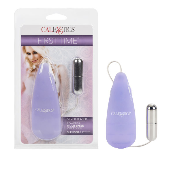 CalExotics FIRST TIME SATIN TEASER BULLET WITH REMOTE PURPLE