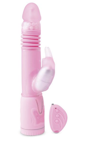 PIPEDREAM PRODUCTS REMOTE CONTROL THRUSTING RABBIT PEARL