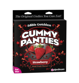 PIPEDREAM PRODUCTS PANTY, EDIBLE CROTCH GUMMY,STRAWBERRY