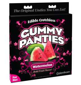 PIPEDREAM PRODUCTS EDIBLE CROTCHLESS PANTIES GUMMY WATERMELON