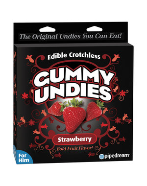 PIPEDREAM PRODUCTS EDIBLE, MALE GUMMY UNDIES,STRAWBERRY