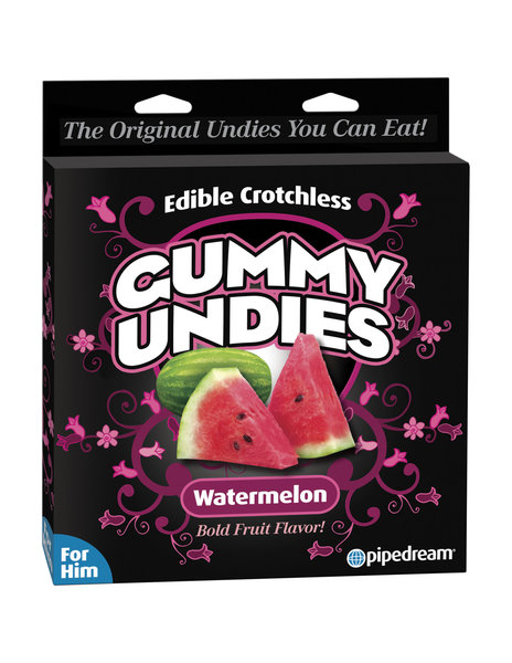 PIPEDREAM PRODUCTS MALE GUMMY UNDIES WATERMELON