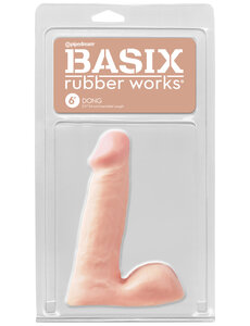 Basix BASIX WITH BALLS 6" FLESH