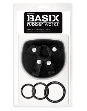 PIPEDREAM PRODUCTS BASIX UNIVERSAL HARNESS PLUS SIZE
