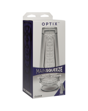 Doc Johnson MAIN SQUEEZE, OPTIX CLEAR