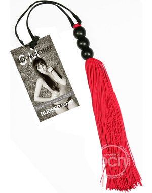SPORTSHEETS SEX AND MISCHIEF SMALL RUBBER WHIP 10"