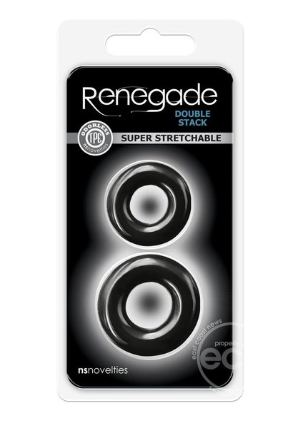 NS Novelties RENEGADE DOUBLE STACK BLACK