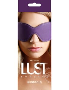 NS Novelties LUST BONDAGE BLINDFOLD PURPLE