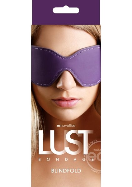 NS Novelties LUST BONDAGE BLINDFOLD PURPLE