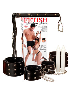 PIPEDREAM PRODUCTS FETISH FANTASY CHAINS OF LOVE BONDAGE KIT