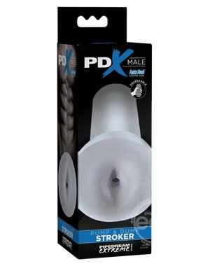 PIPEDREAM PRODUCTS PDX MALE PUMP & DUMP STROKER CLEAR