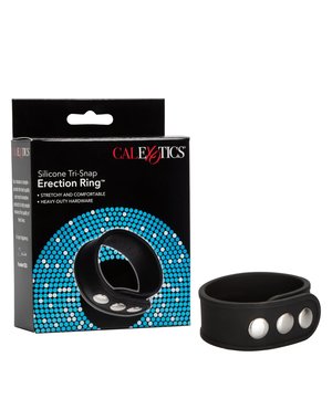CalExotics SILICONE TRI SNAP ERECTION RING