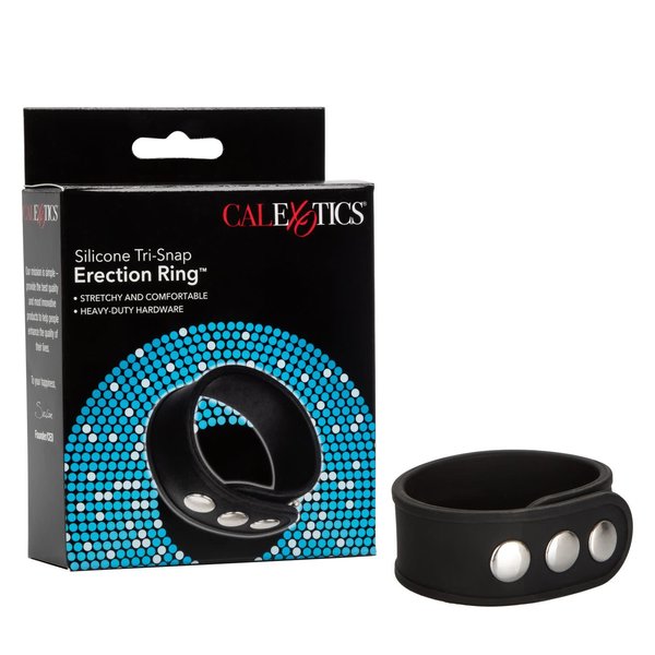 CalExotics SILICONE TRI SNAP ERECTION RING
