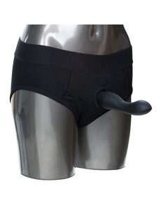 Doc Johnson PACKER GEAR BLACK BRIEF HARNESS