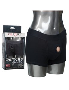 Doc Johnson PACKER GEAR BLACK BOXER HARNESS