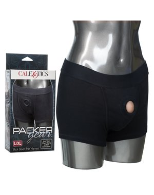 Doc Johnson PACKER GEAR BLACK BOXER HARNESS