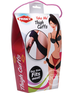 XR Brands FRISKY TAKE ME THIGH CUFFS WRIST RESTRAINTS