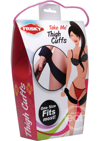 XR Brands FRISKY TAKE ME THIGH CUFFS WRIST RESTRAINTS