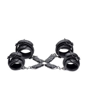XR Brands MASTER SERIES CONCEDE WRIST & ANKLE RESTRAINT SET