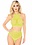 LEG AVENUE 2 PC CROCHET LACE HALTER AND PANTY
