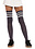 LEG AVENUE ATHLETIC THIGH HIGHS W/ 3 STRIPES