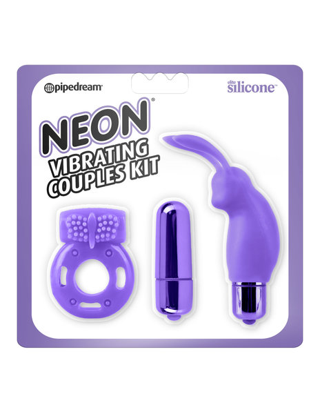 PIPEDREAM PRODUCTS NEON VIBRATING COUPLES KIT