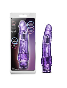 BLUSH NOVELTIES B YOURS VIBE 7 PURPLE 8.5 INCH