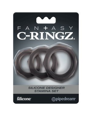 PIPEDREAM PRODUCTS FANTASY C RINGZ SILICONE STAMINA SET