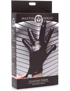 XR Brands MASTER SERIES PLEASURE POKER TEXTURED GLOVE