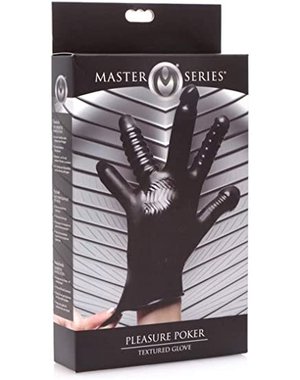 XR Brands MASTER SERIES PLEASURE POKER TEXTURED GLOVE
