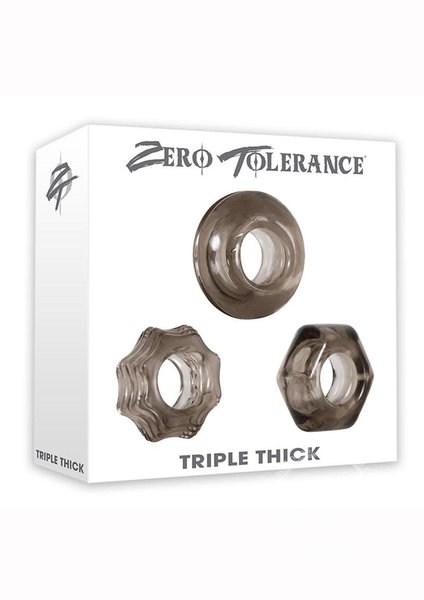 ZERO TOLERANCE TRIPLE THICK COCK RING SET