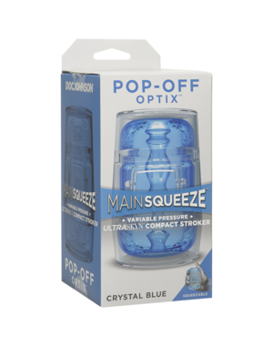 Doc Johnson MAIN SQUEEZE POP OFF OPTIX BLUE