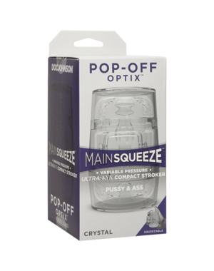 Doc Johnson MAIN SQUEEZE POP OFF OPTIX,CLEAR