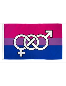 BISEXUAL SYMBOL 3'X5' POLYESTER FLAG