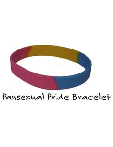 PANSEXUAL PRIDE SILICONE BRACELET