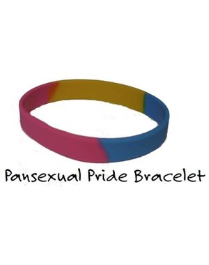  PANSEXUAL PRIDE SILICONE BRACELET