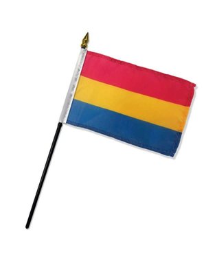 RAINBOW PANSEXUAL FLAG 4"x6"
