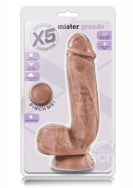 BLUSH NOVELTIES X5 MISTER GRANDE LATIN DILDO