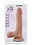 BLUSH NOVELTIES X5 Grinder Dildo With Balls 8.5in - Caramel